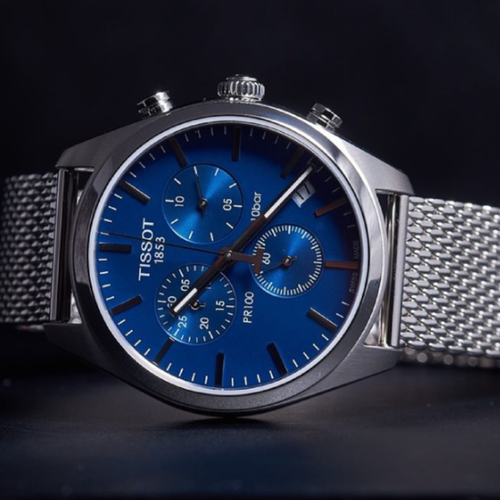 Tissot T101.417.11.041.00 мужские часы с хронографом PR 100