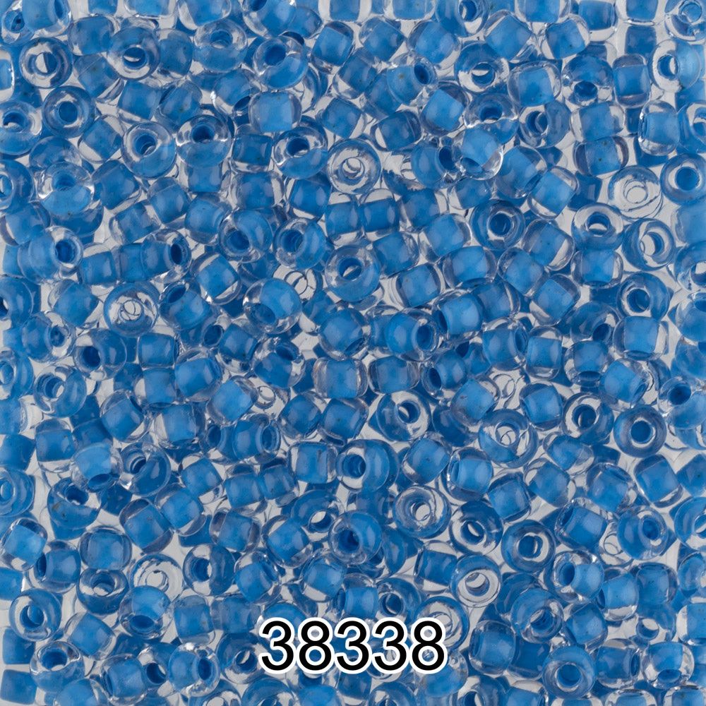 Бисер Preciosa 10/0 (2.3 мм), 500 г, 38338 (Ф594) т.синий
