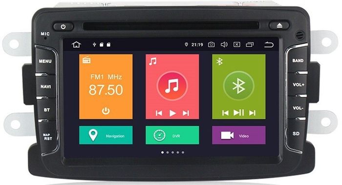 Магнитола для Renault Duster 2010-2020, Kaptur, Logan, Sandero, Lada Largus 2021+, X-ray - Kuberg MKD-R701-P6 на Android 10