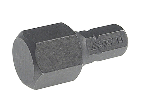 Бита HEX H14х30мм 5/16" DR 6-ти гранная S2 JTC