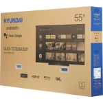 Телевизор Hyundai 55" H-LED55OBU7700 Android TV Frameless черный