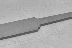 Заготовка для ножа, сталь K110 3,9мм. Модель "Сканди-II" с клинком 130мм, ТО 60-61HRC