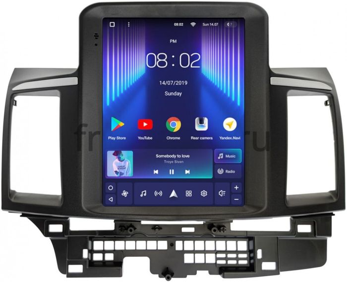 Магнитола для Mitsubishi Lancer X 2007-2016 - Teyes TPRO 2 монитор 9.7" QLED в стиле "Тесла" на Android 10, Быстрая, 4G SIM-слот