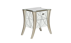 Тумба зеркальная 2 ящика Garda Decor KFC662