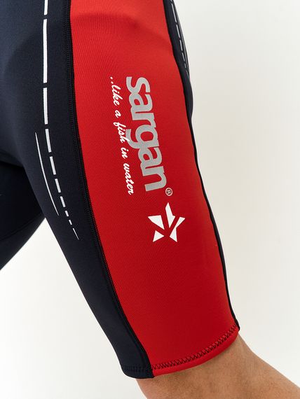 Гидрокостюм Sargan Nero Shorty 2.0 men 2 мм черно-красный