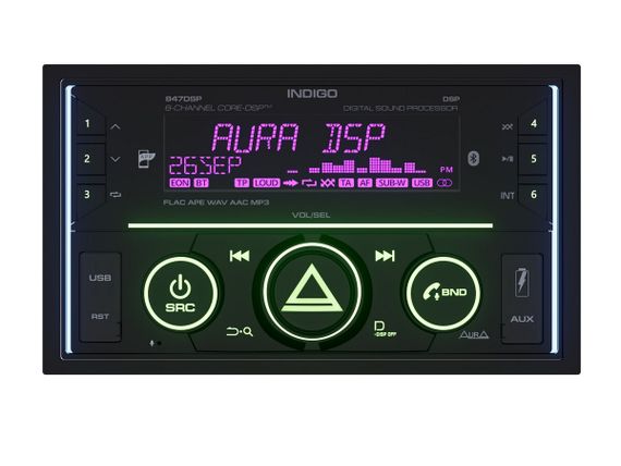AURA INDIGO-847DSP 4RCA 2DIN