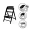 Стульчик Cybex Click &amp; Fold 4-in-1 Set Stunning Black