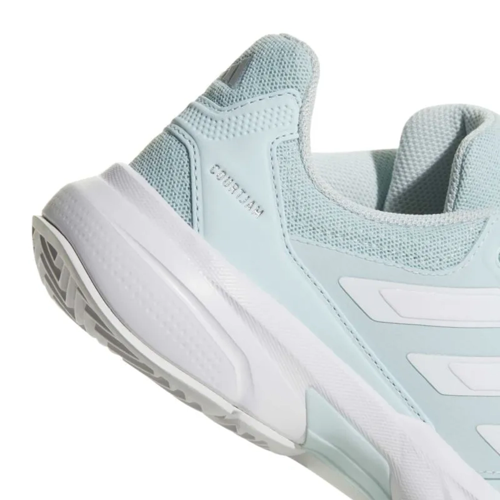 Женские теннисные кроссовки Adidas CourtJam Control 3 W - halo mint/cloud white/silver metallic