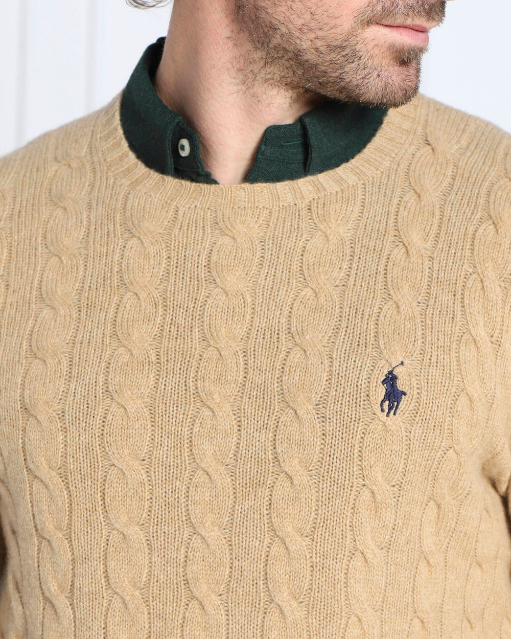 Хлопковый свитер POLO RALPH LAUREN - коричневый(710876762)