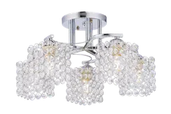 Люстра потолочная Rilon 06704/5 CHROME, 5×40 Вт, хромированная