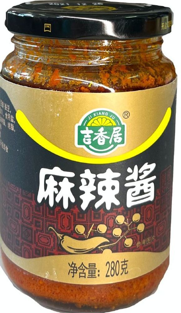 Соевая чили паста Ji Xiang Ju ароматно-острая, 280 г