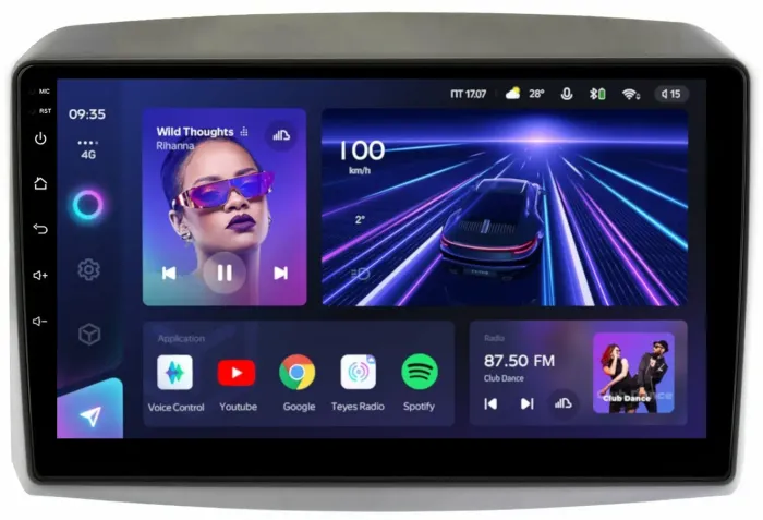 Магнитола для KIA Sorento Prime UM 2015-2020 (рамка-накладка) - Teyes CC3 на Android 10, Быстрая, QLED, CarPlay, 4G SIM-слот