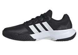 Мужские теннисные кроссовки Adidas GameCourt 2 M - core black/cloud white/silver metallic