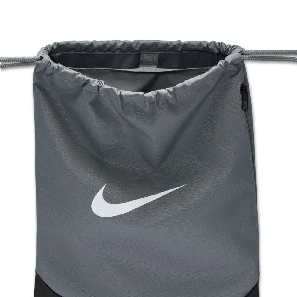 Рюкзак теннисный Nike Brasilia Drawstring Gym Сумка - smoke gray/black/white
