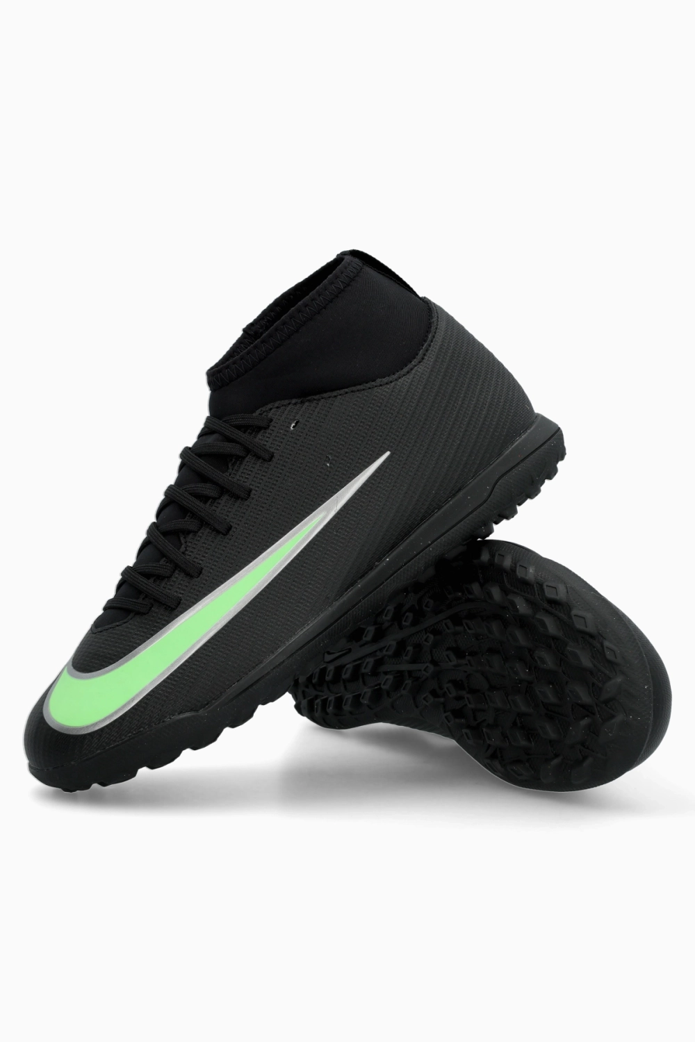Сороконожки Nike Zoom Mercurial Superfly 11 Club High TF Junior - черный