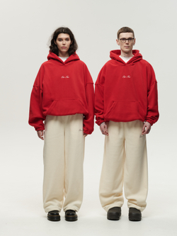 Drawstring Sweatpants Cream