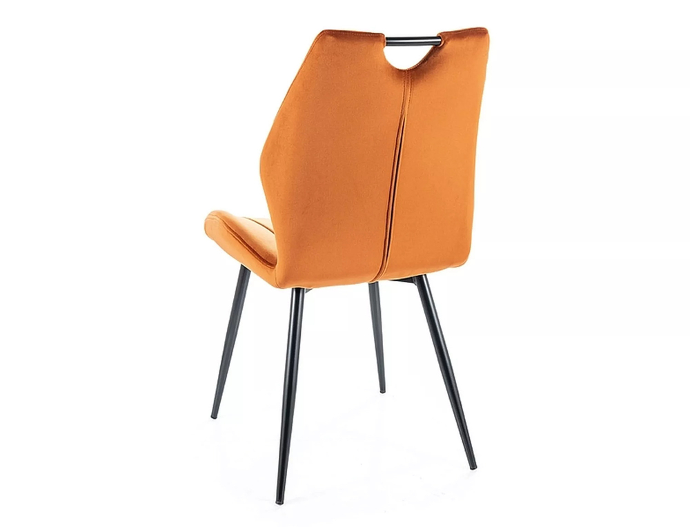 Стул SIGNAL ARCO Velvet Bluvel 4215 корица/черный