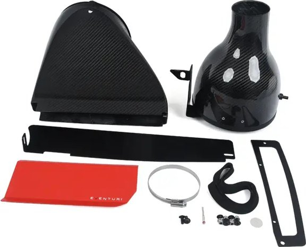 Система холодного впуска Eventuri VW/Audi Golf GTI/R A3/S3 1.8/2.0T Gen 3 MQB Intake System - Full Black Carbon