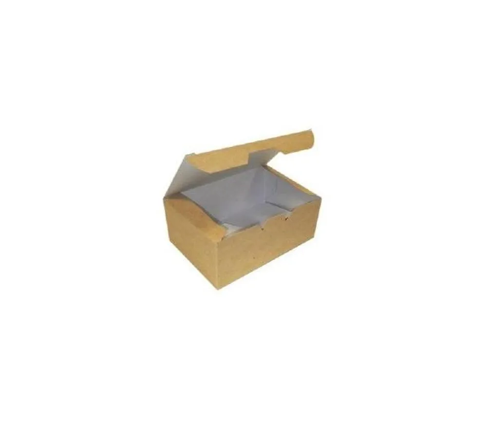 Контейнер ECO FAST FOOD BOX L 150х91х70 мм крафт 900мл (25шт/упак) 500шт