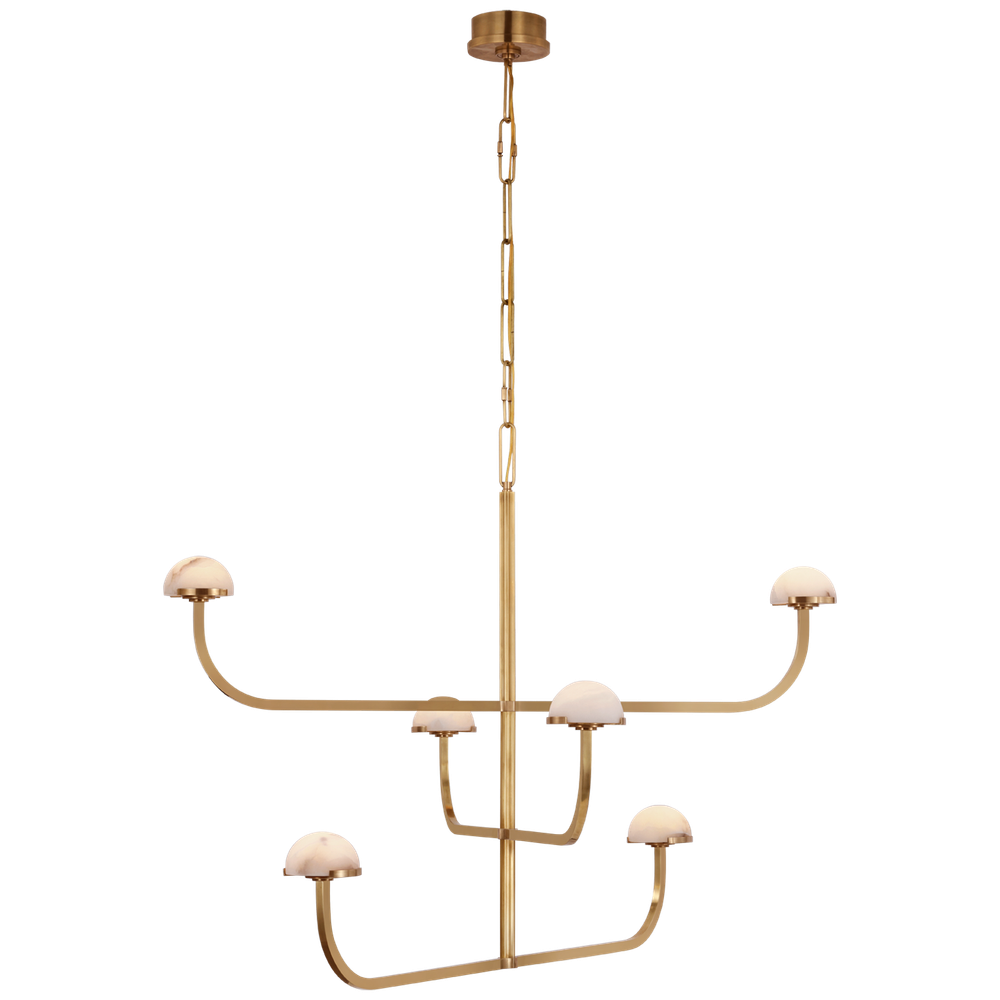 Люстра Visual Comfort Pedra Three Tier Shallow Chandelier