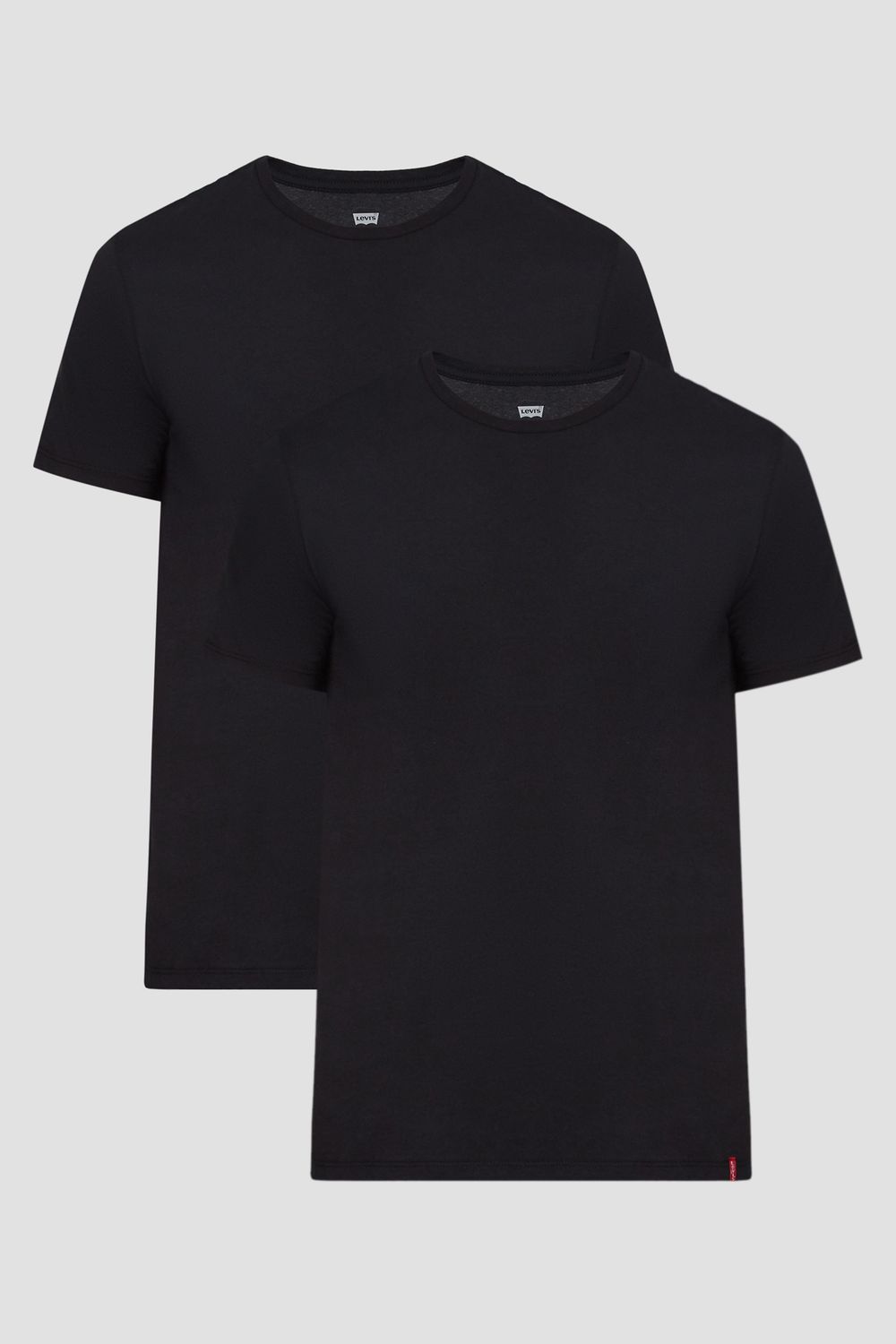Футболка мужская (2 шт.) LEVI'S SLIM 2PK CREWNECK 1 TWO-PACK TEE BLACK