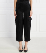Брюки SATIN CARGO PANT Michael Kors - черный(MH330K3AKF)
