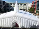 Большой надувной шатёр для мероприятий «Белая часовня», 20×15×7,5 м