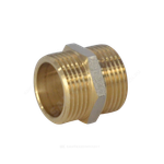 Ниппель латунь никель Ду 40 (1 1/2") НР 9022 ГОСТ 32585-2013 Aquasfera 9022-05