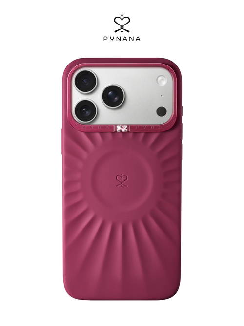 Чехол для iPhone 18 Pro корунд ягодный красный