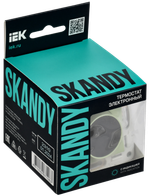 SKANDY Термостат электронный с индикацией SK-T01G мятный IEK