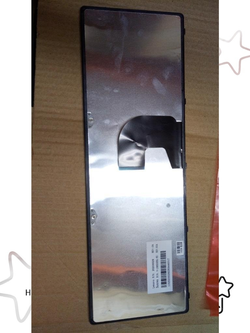 Клавиатура для ноутбука Lenovo Z500/P500 серая (25206529), оригинал