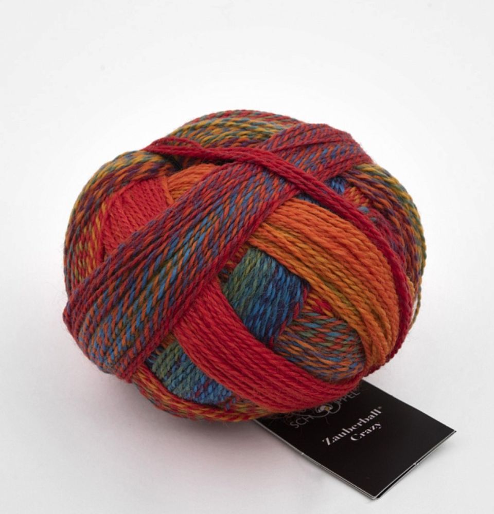 Пряжа Crazy Zauberball (1702/Черепаховый панцирь), 420м/100гр Пряжа Crazy Zauberball (1702/Черепаховый панцирь), 420м/100гр