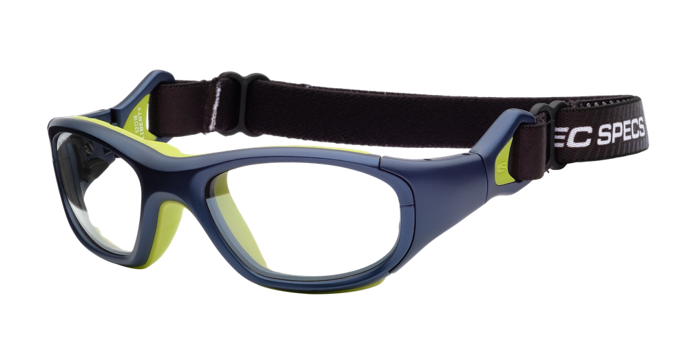 Спортивные очки с диоптриями Rec Specs / Rs-41 / Matte Navy / Green / для детей до 10 лет