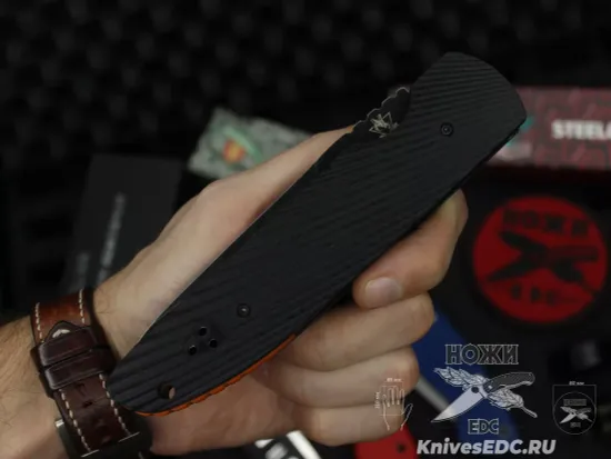 Складной нож Steelclaw Ребус rebus c клинком из стали 9Cr18MoV, рукоять G10