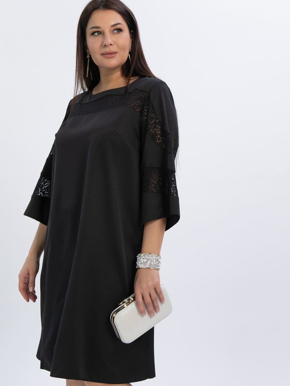 Платье Роскошь (черное) П16525-13М LT Collection