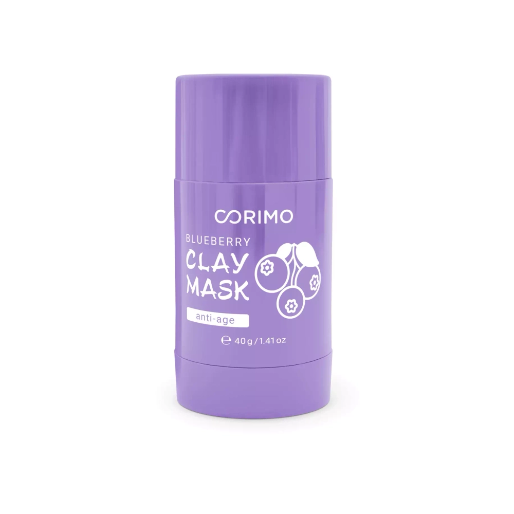 Маска для лица глиняная с коллагеном и голубикой CORIMO Blueberry Clay Mask 40 г