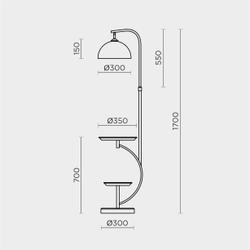 Напольный светильник MODEMODERN MD.6811.01FL
