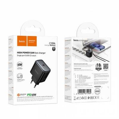 Зарядное устройство Hoco C159A PD65W (black)