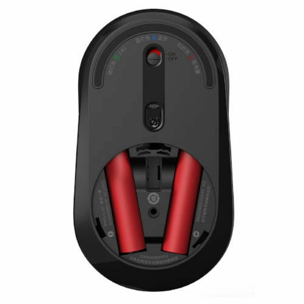 Xiaomi Беспроводная бесшумная мышь с двойным подключением Xiaomi Mi Mouse Silent Edition Dual Mode, Белый, WXSMSBMW02