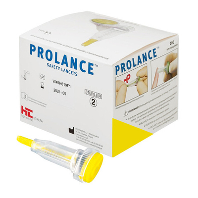 Скарификатор (ланцет) безопасный Prolance High Flow, 18G, 1,8мм, 200шт./уп., Польша