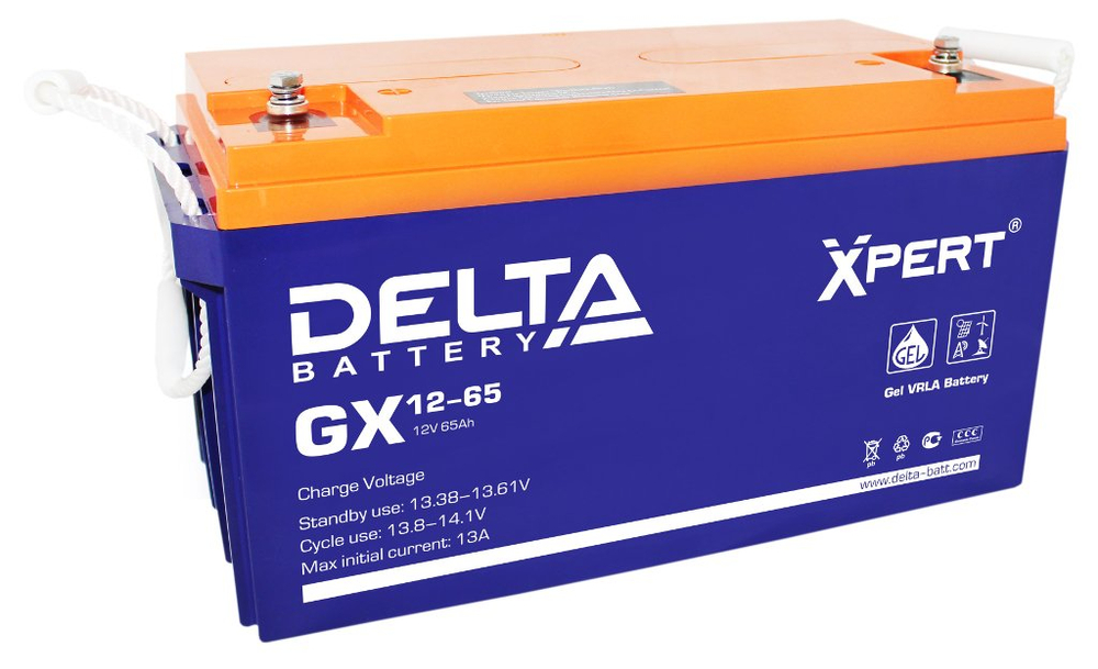 GX 12-65 Delta Аккумулятор герметичный свинцово-кислотный