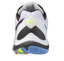 Мужские ботинки для бадминтона/сквоша Mizuno Wave Fang 2 - white/pink tetra/all abroad