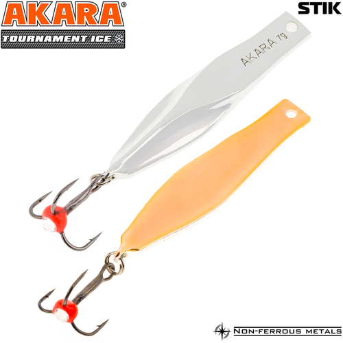 Блесна зимняя Akara Tournament Ice Stik 50 7 гр. SIL/CU