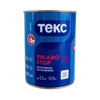 Грунт-эмаль по ржавчине 3 в 1 РжавоStop Профи ТЕКС зеленый глянцевая 0,9 кг