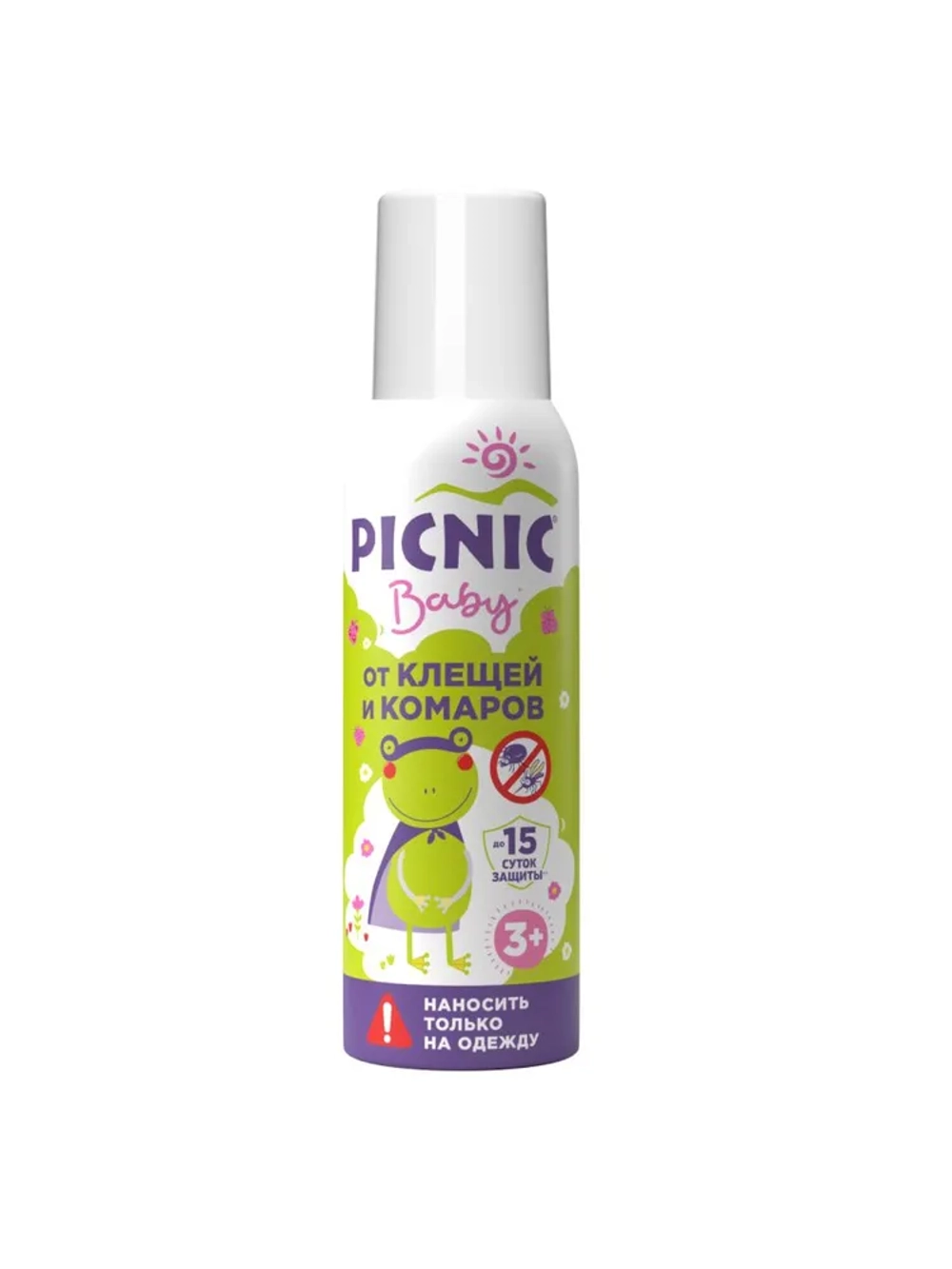 Picnic Baby аэрозоль от комаров и клещей 125 см3, блок 12шт.