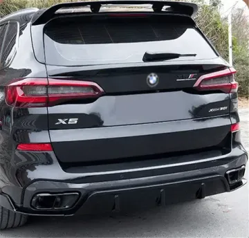 Диффузор заднего бампера BMW X5 G05 M Sport 2019-2026 чёрный глянец