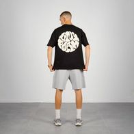 Футболка UNIFORM Heavy Bubble, черный/бежевый