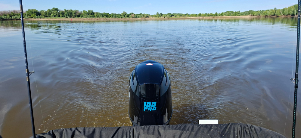 Лодочный мотор Reef Rider RREF100FEL-T PRO. БУ 15м\ч