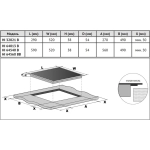 Индукционная варочная панель Korting HI 64540 B