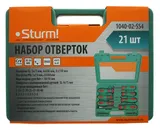 Набор отверток и бит 21 шт, пластиковый кейс, CrV, Sturm! — фото 6